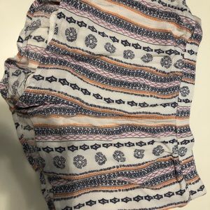 Pattern Flowy Shorts